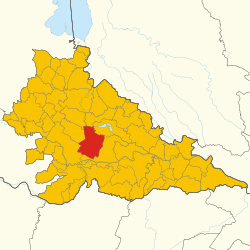 Map of Curtatone (Province of Mantua, region Lombardy, Italy 2024)